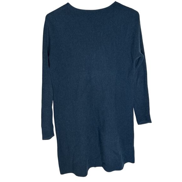 Mansted Sweater Womens Size Medium 100% Cotton Cardigan Blue - Picture 2 of 7